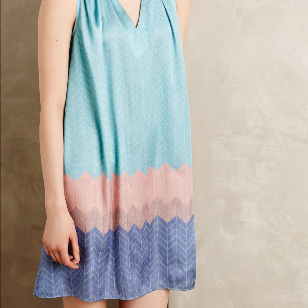 Anthropologie Sunfall Swing Dress