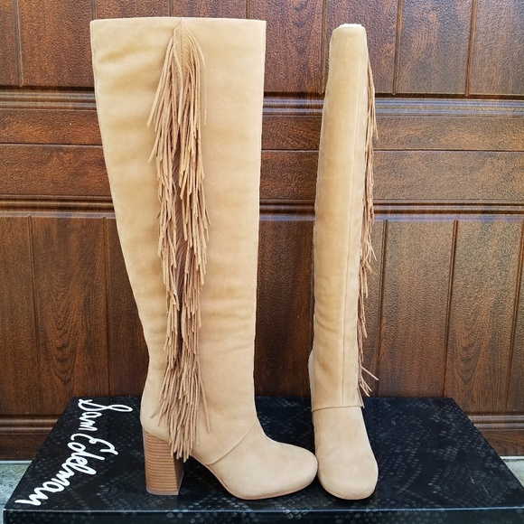 Gorgeous Tall Fringe Sam Edelman Boots - Picture 4 of 8