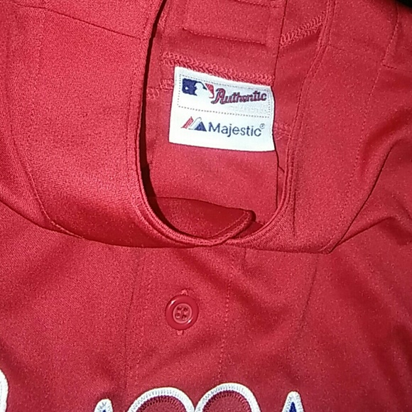 Kids Authentic Phillies Jersey Shirt - Picture 3 of 4
