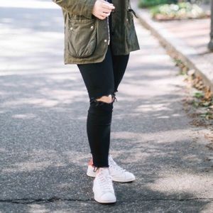 Mother Denim black skinny jeans