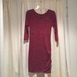 Side wrap bodycon dress