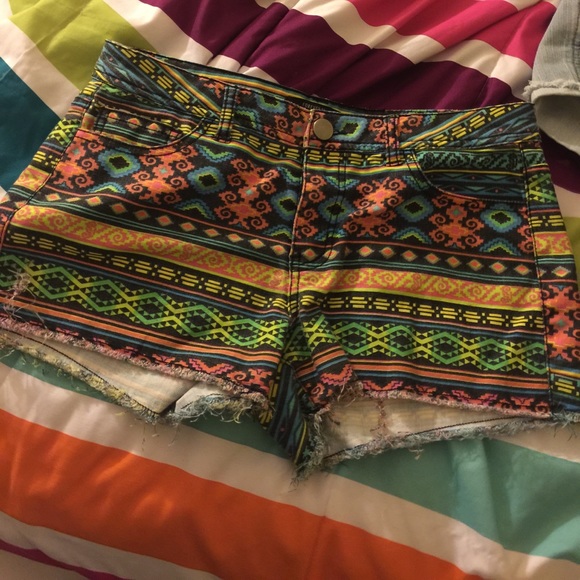 Forever 21 Multi Pattern Shorts - Picture 1 of 1