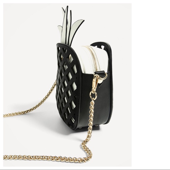 Pineapple Contrasting Crossbody Clutch Bag - Picture 4 of 8