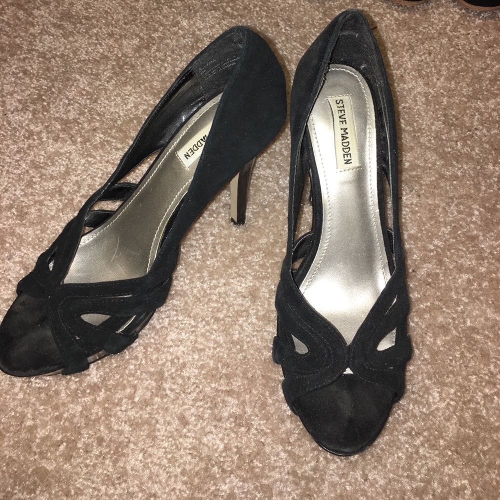 Steve Madden black heels