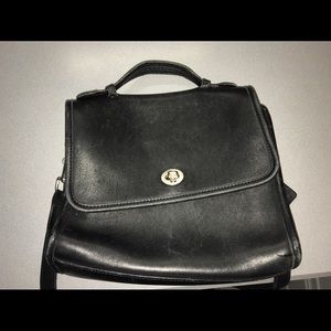 Vintage leather Coach purse