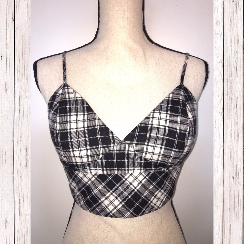 Plaid Crop Top
