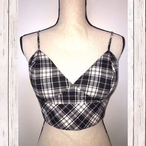 Plaid Crop Top