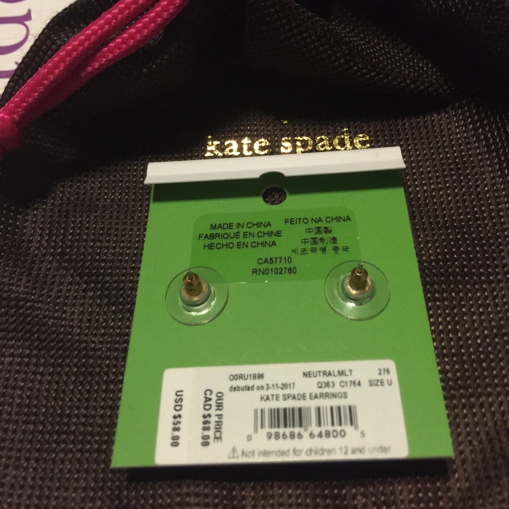 Kate Spade earring - Picture 3 of 3