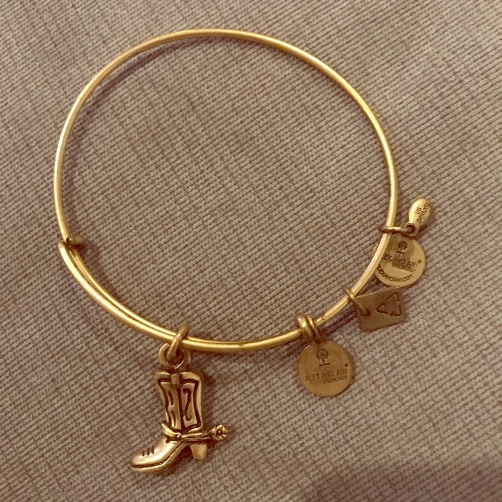 Alex & Ani cowboy boot bracelet