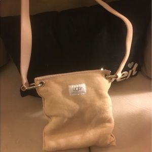 Pink Ugg crossbody purse