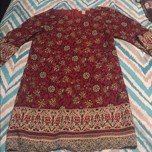 Brown Floral Dress Forever 21