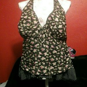 Cute halter tankini from torrid