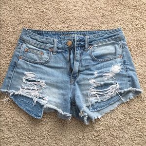 High rise shorts