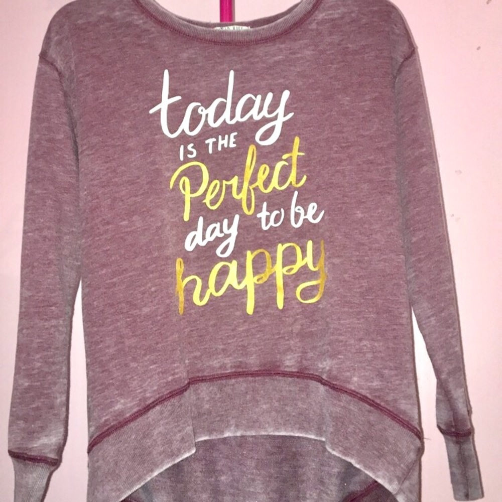 maroon long sleeve