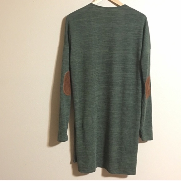 Long Cardigan with Elbow Patches - Picture 3 of 4