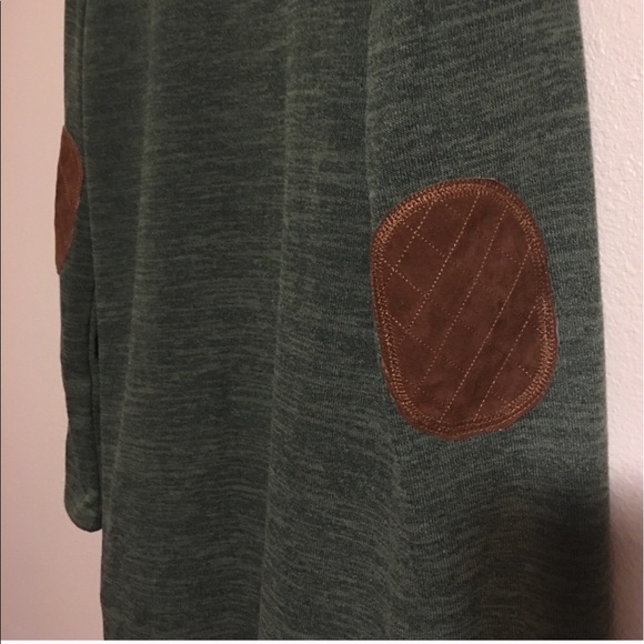 Long Cardigan with Elbow Patches - Picture 4 of 4