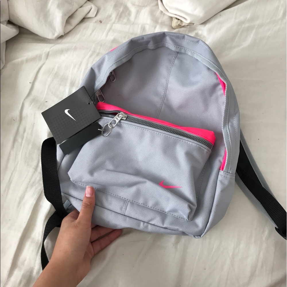 NWT Pink & Grey NIKE Mini Base Backpack! (RARE)