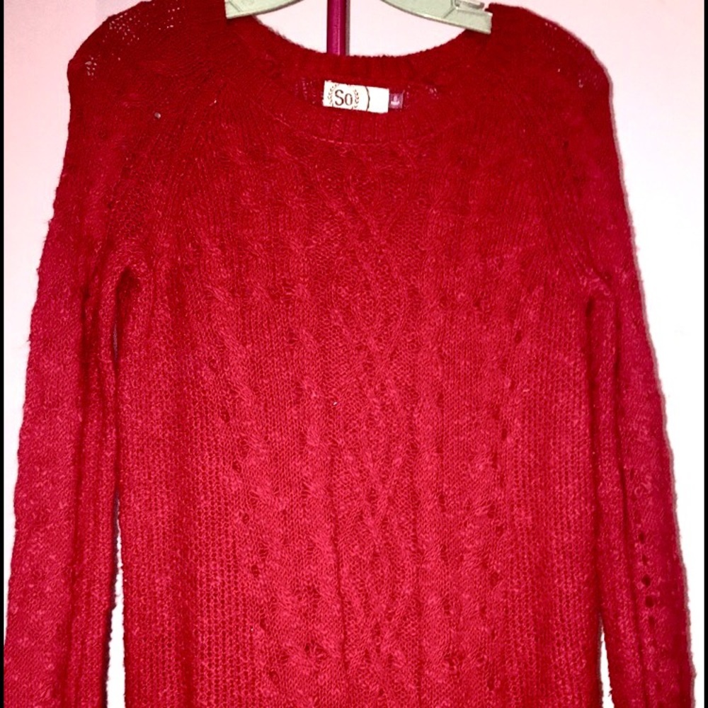 red sweater
