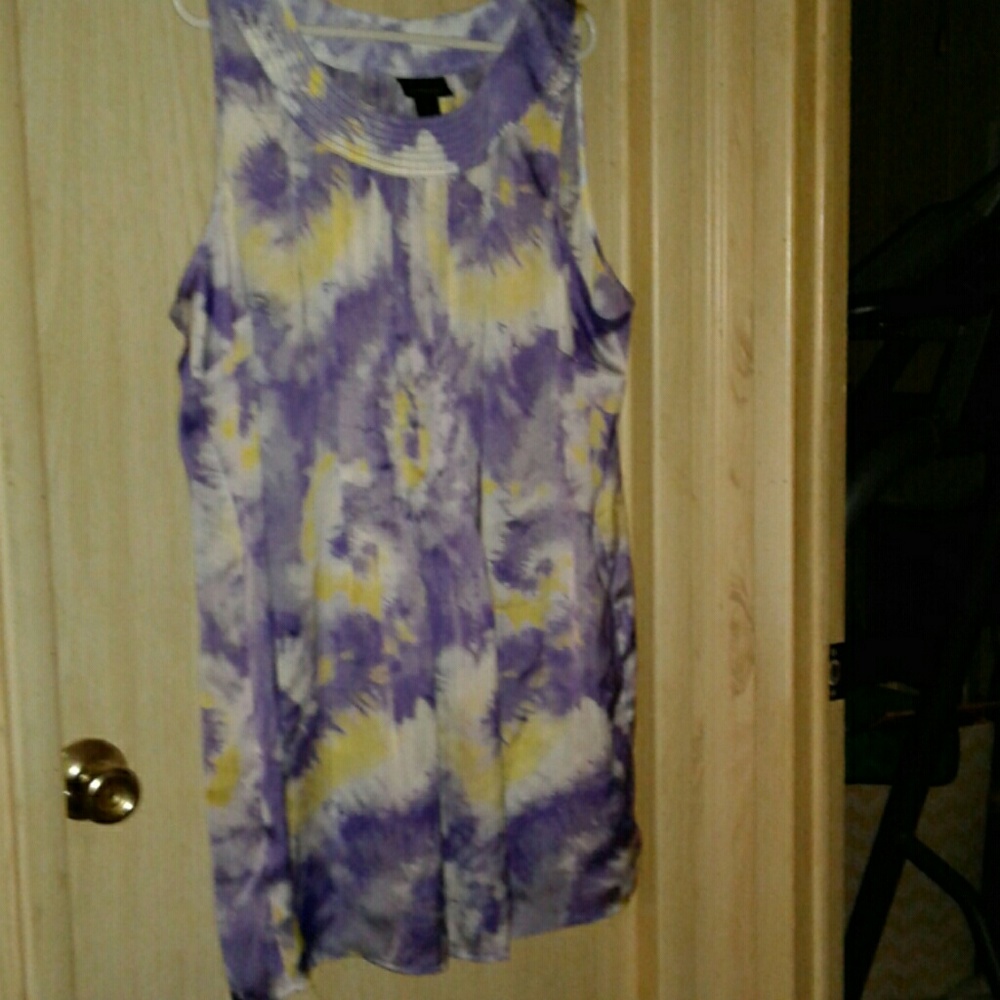 Lane Bryant size 20 purple spring top