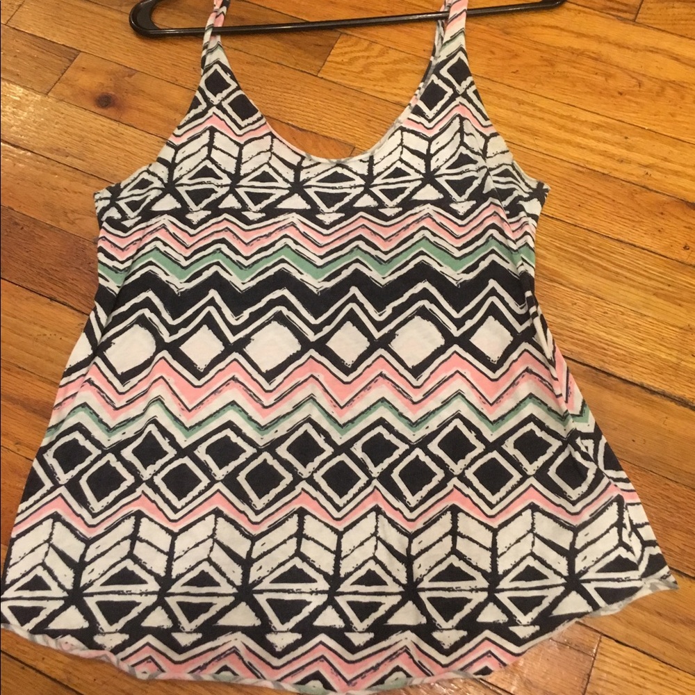 Tribal print tank