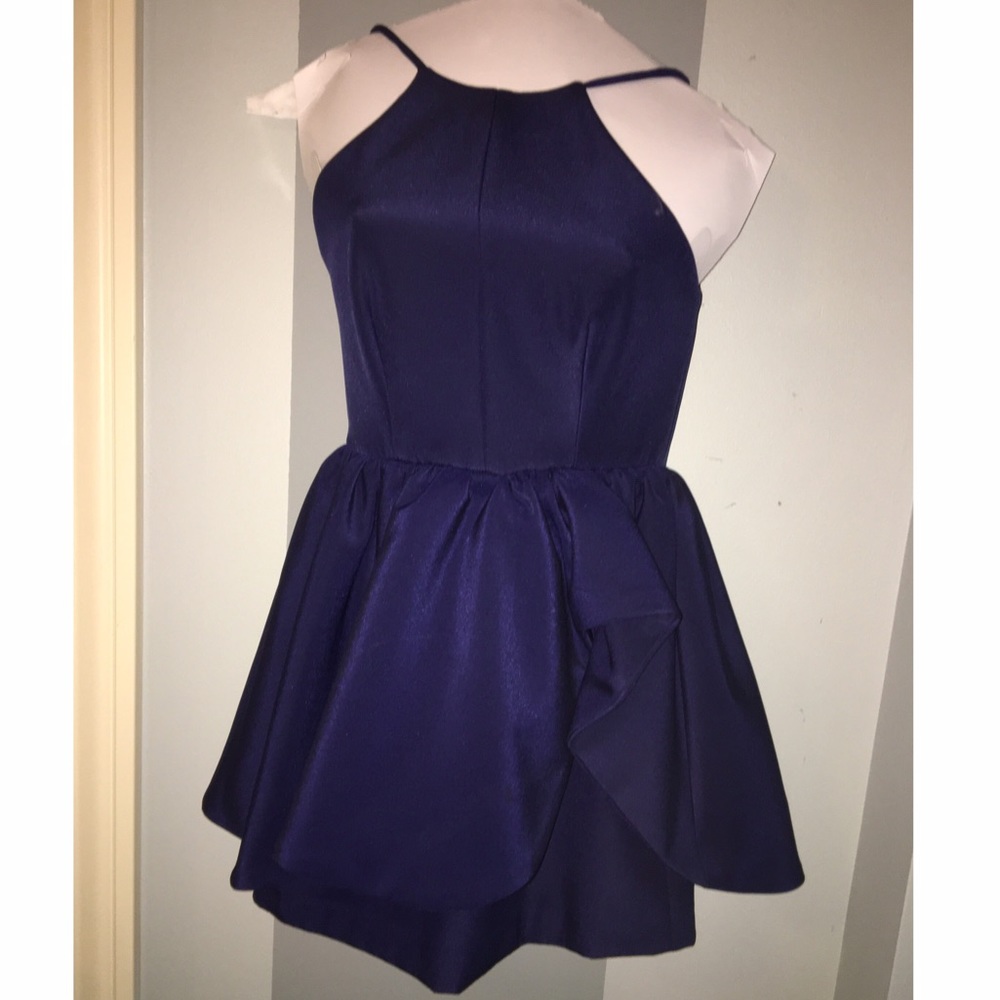 Navy blue cocktail dress