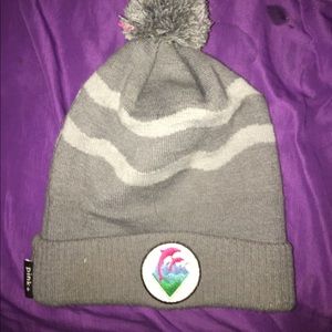 Pink dolphin beanie (never been worn)