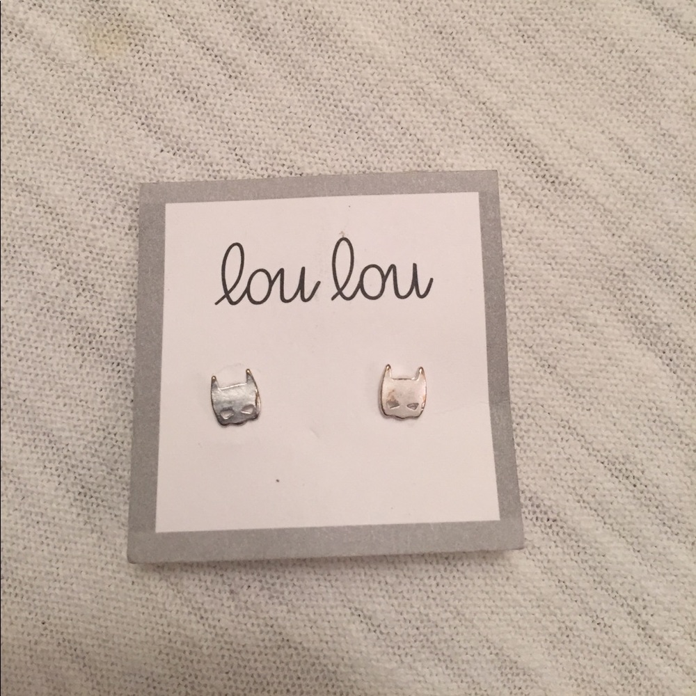 Batman earrings