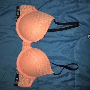Pink bra!