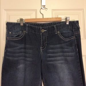 Maurice's Dark wash straight leg jeans