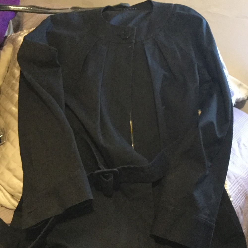 Theory Long Black Coat