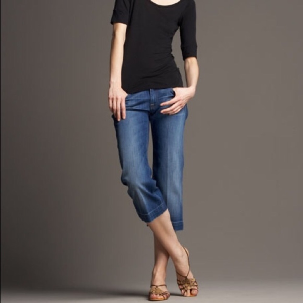 7 FOR ALL MANKIND Wide Dojo Capris