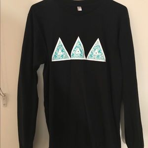 Tri delta stitched letters