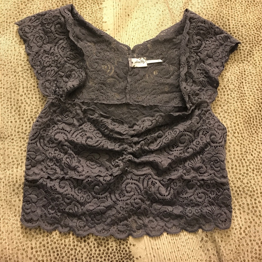 Free people Purple lace bralette
