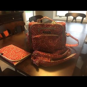 JuJuBe BFF Scarlet Petals Diaper Bag