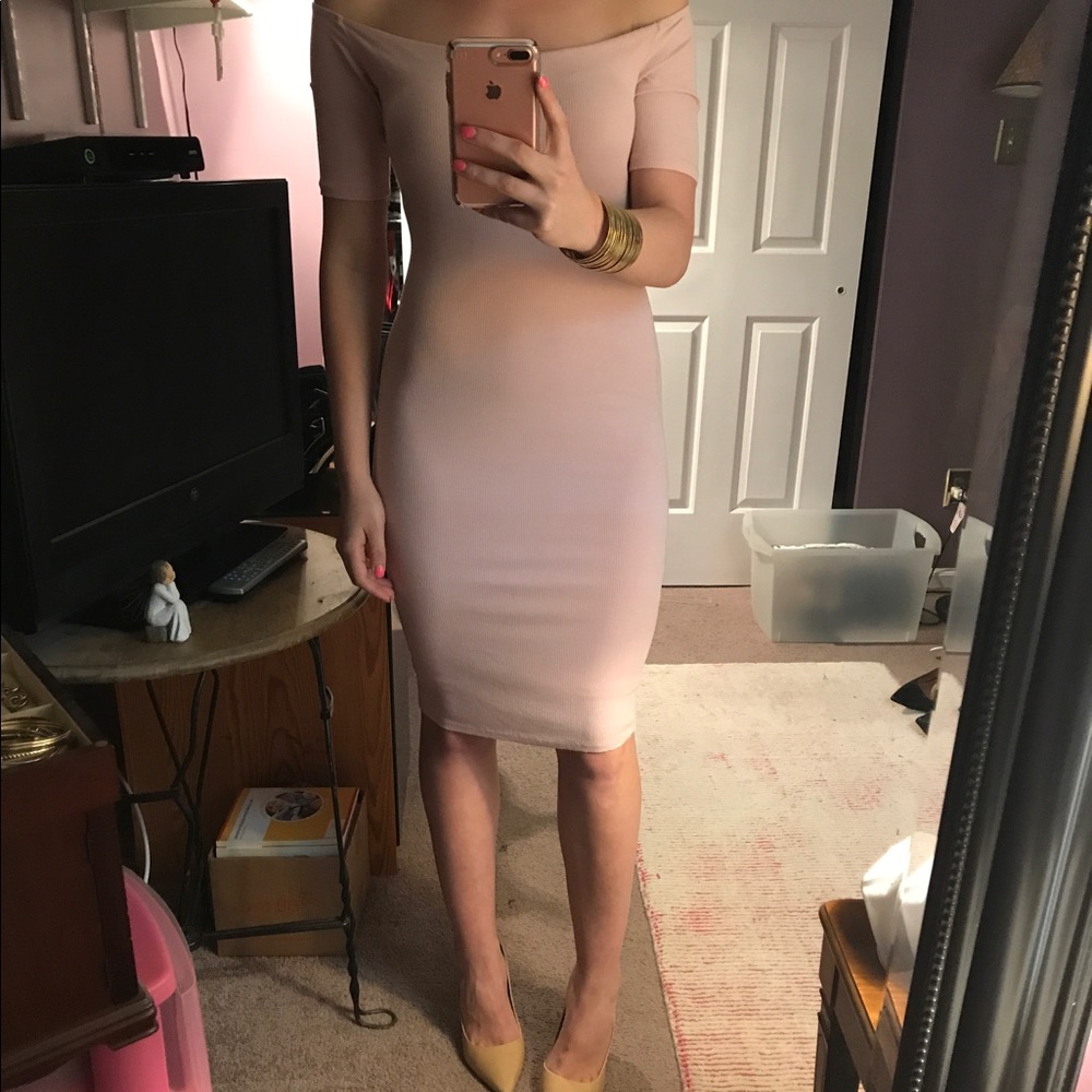 Off the shoulder summer dress