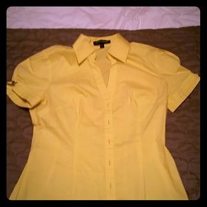 Yellow, Express button up shirt