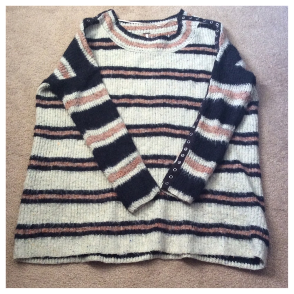 Free People Side Stripe Alpaca-Blend Tunic - Picture 4 of 7