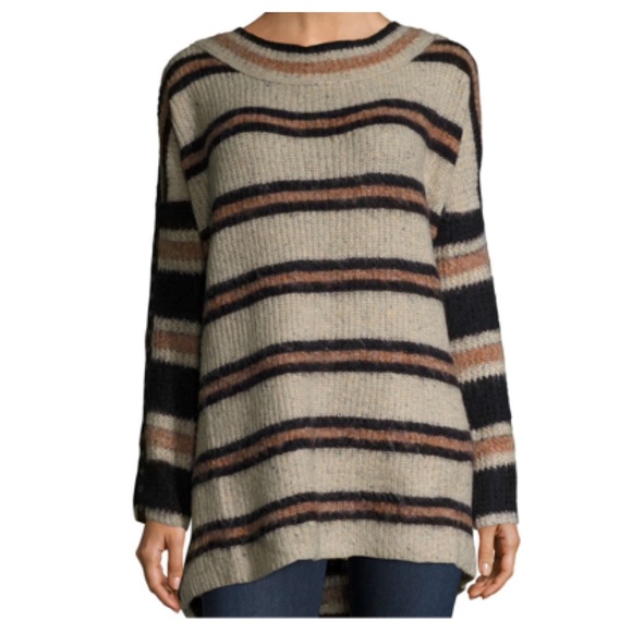 Free People Side Stripe Alpaca-Blend Tunic - Picture 2 of 7