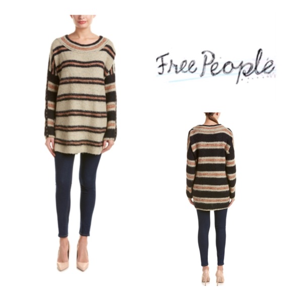 Free People Side Stripe Alpaca-Blend Tunic - Picture 3 of 7