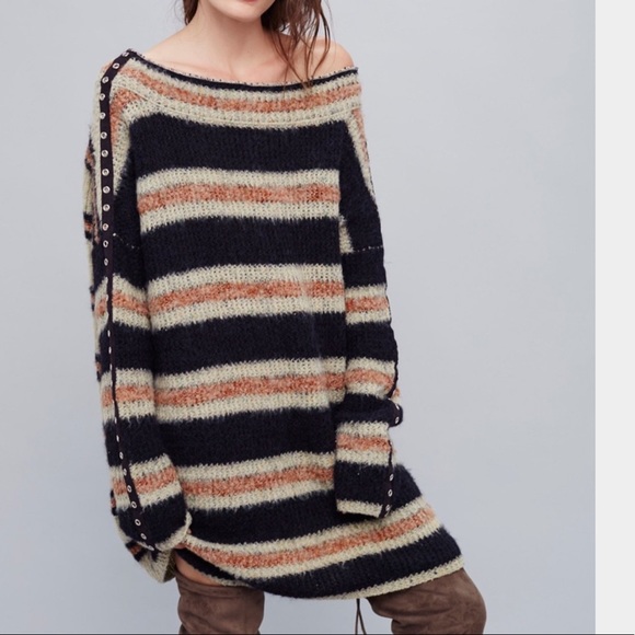 Free People Side Stripe Alpaca-Blend Tunic - Picture 5 of 7