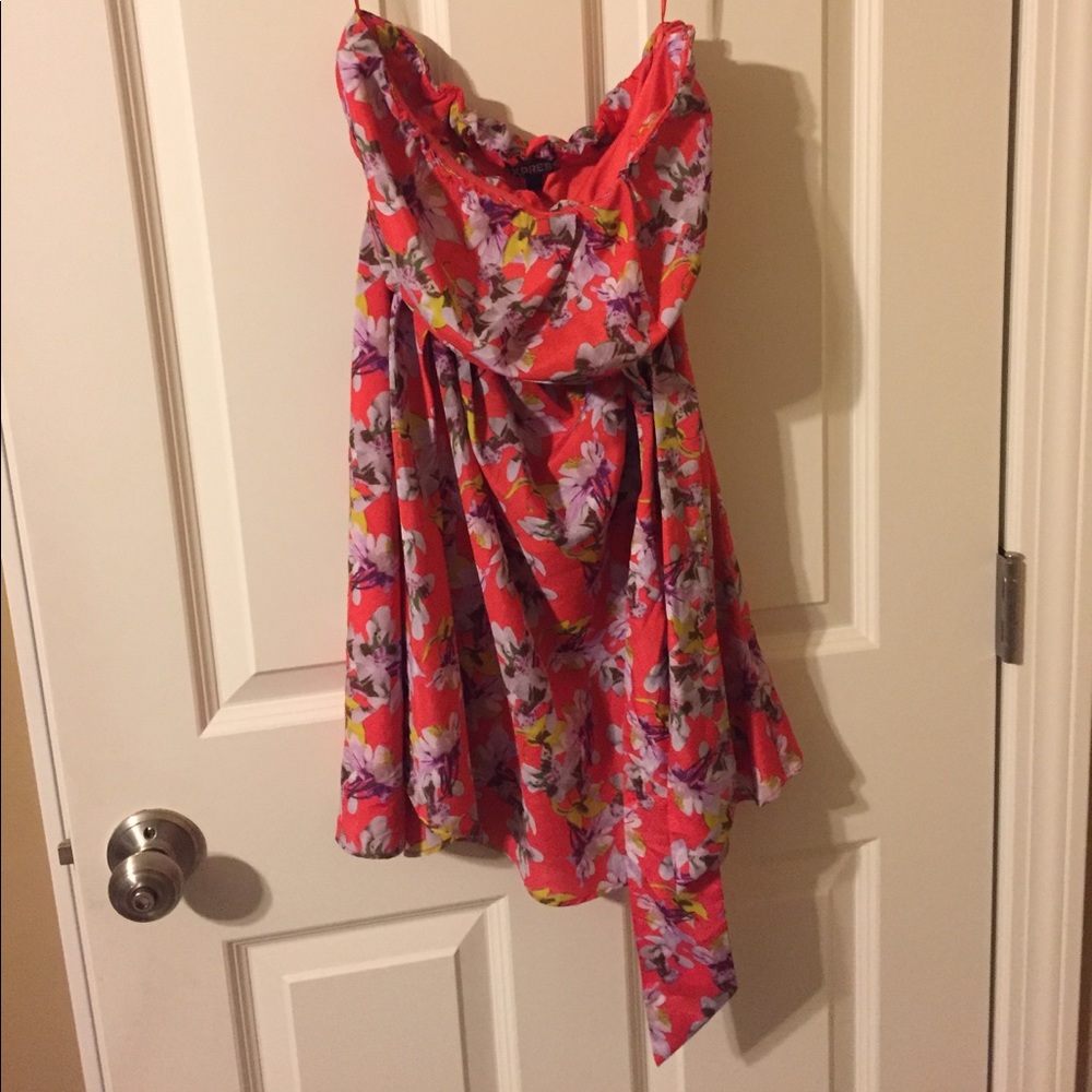 Strapless dress