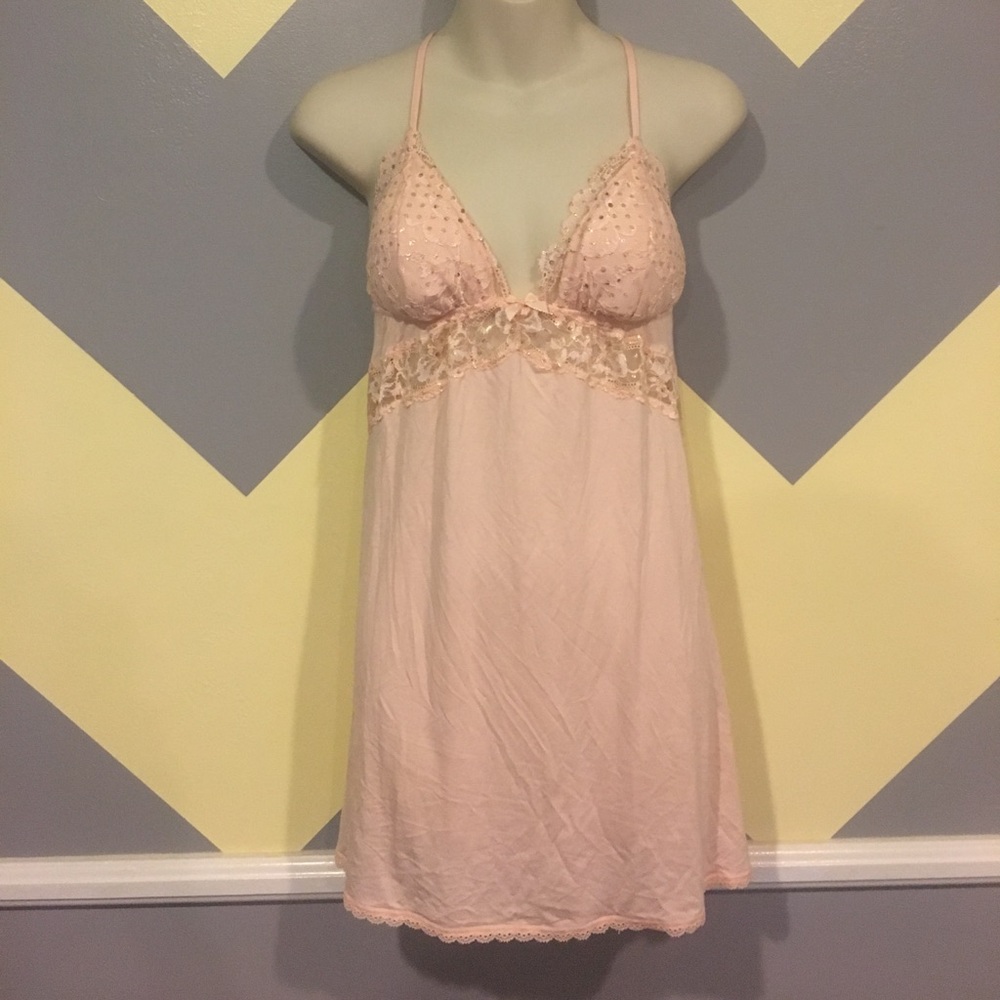 Sexy Blush Lace Nightie - Victoria Secret