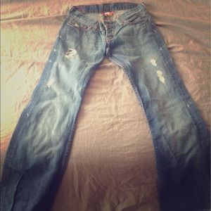 Lucky Brand Jeans - 100% cotton boyfriend. Size 2