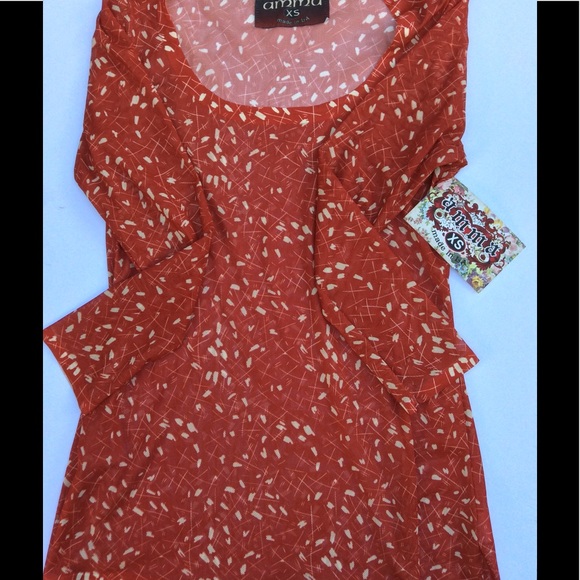 NWT WOMENS RED SHEER LONG SLEEVE T SHIRT XS - Picture 2 of 8