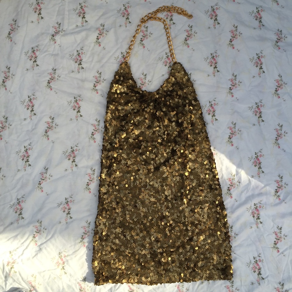 Wet Seal glitzy glam top