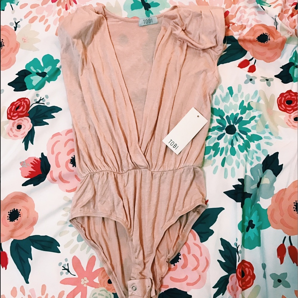 BRAND NEW TOBI PINK BODYSUIT