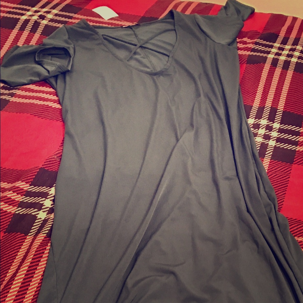 Long hunter green Maxi dress