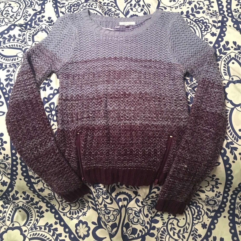 Delias Purple Ombré Sweater!!