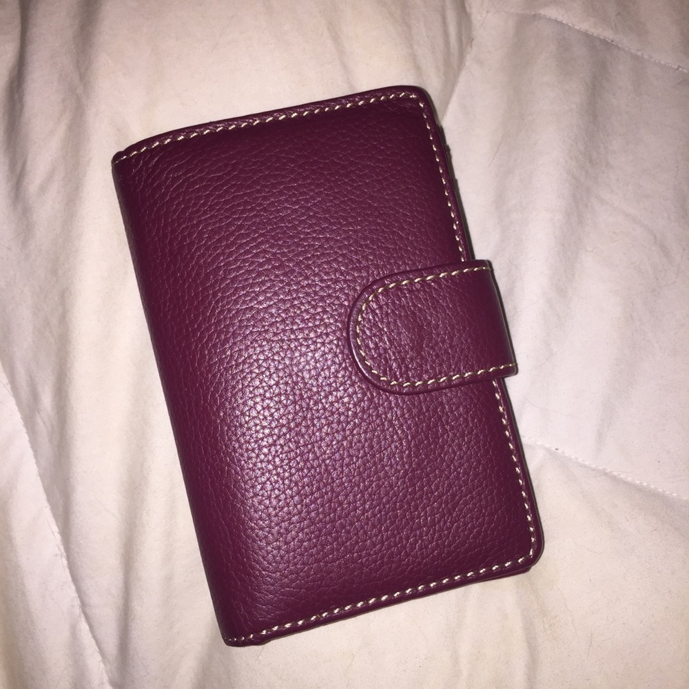 Maroon wallet