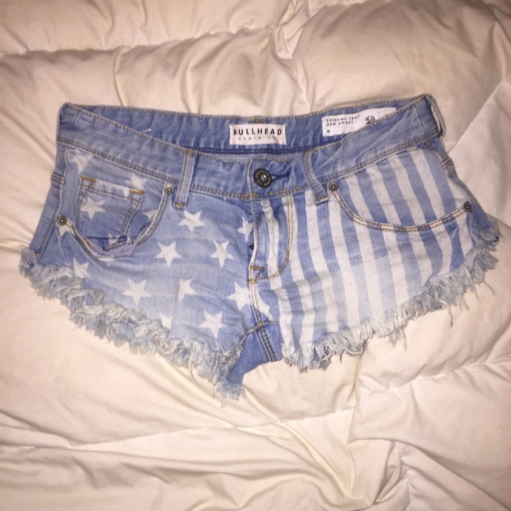 American flag shorts
